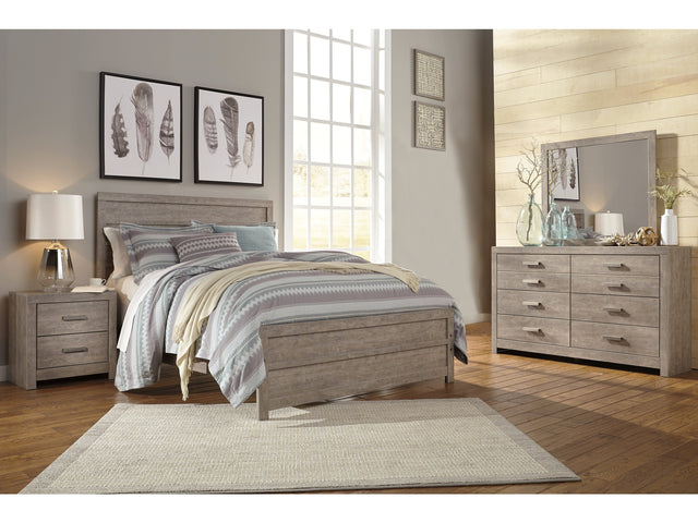 Culverbach Gray Queen Panel Bed, Dresser and Mirror (Online Special Price) - Ornate Home