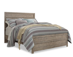 Culverbach Gray Queen Panel Bed, Dresser and Mirror - Ornate Home