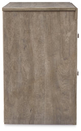 Culverbach Gray Queen Panel Bedroom Set with Dresser, Mirror, Chest and 2 Nightstands - Ornate Home