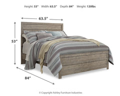 Culverbach Gray Queen Panel Bedroom Set with Dresser, Mirror, Chest and 2 Nightstands - Ornate Home