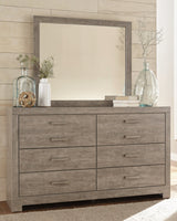 Culverbach Gray Queen Panel Bedroom Set with Dresser, Mirror and Nightstand (Online Special Price) - Ornate Home