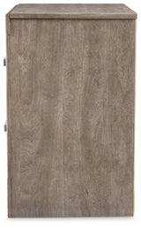 Culverbach Gray Queen Panel Bedroom Set with Dresser, Mirror and Nightstand - Ornate Home