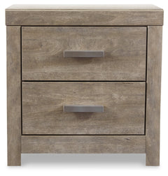 Culverbach Gray Queen Panel Bedroom Set with Dresser and Mirror, Chest and 2 Nightstands - Ornate Home