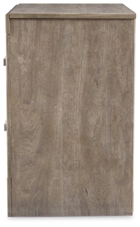 Culverbach Gray Queen Panel Bedroom Set with Dresser and Mirror, Chest and 2 Nightstands - Ornate Home