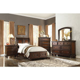Cumberland Brown Cherry Mirror - Ornate Home