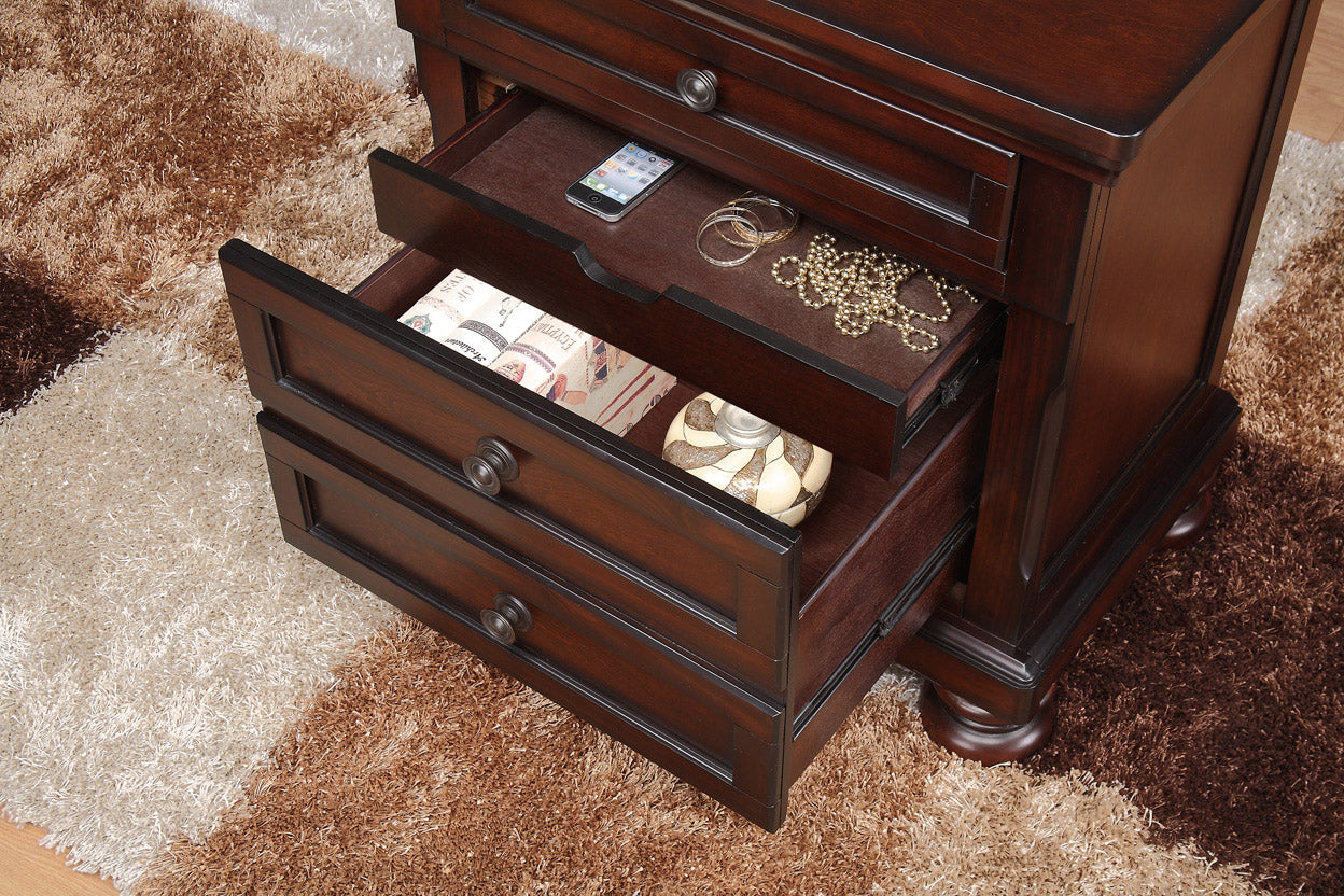 Cumberland Brown Cherry Nightstand - Ornate Home