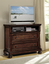 Cumberland Brown Cherry TV Chest - Ornate Home