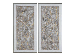 Cumberland Brown/Gold Canvas - Ornate Home
