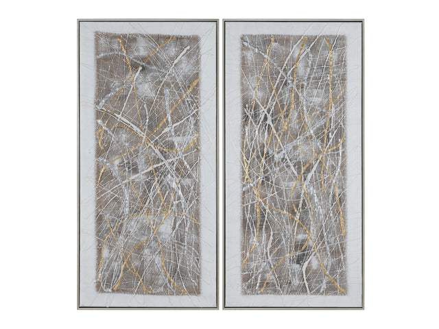 Cumberland Brown/Gold Canvas - Ornate Home