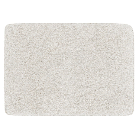 Cumberland White/Cream Fabric Ottoman - Ornate Home