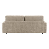 Cumulus Beige Convertible Queen Sleeper Sofa With Charging Ports - Ornate Home