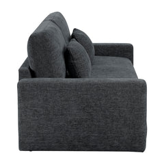 Cumulus Gray Convertible Queen Sleeper Sofa With Charging Ports - Ornate Home