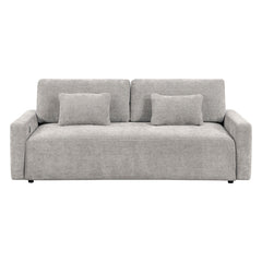 Cumulus Gray Convertible Queen Sleeper Sofa With Charging Ports - Ornate Home