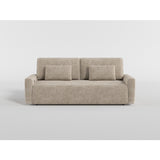 Cumulus Gray Convertible Queen Sleeper Sofa With Charging Ports - Ornate Home