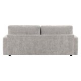 Cumulus Gray Convertible Queen Sleeper Sofa With Charging Ports - Ornate Home