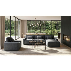Cumulus Gray Convertible Sleeper Chair With Charging Ports - Ornate Home