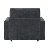 Cumulus Gray Convertible Sleeper Chair With Charging Ports - Ornate Home
