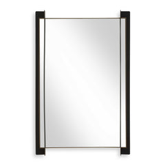 Cunene Black Industrial Wall Mirror - Ornate Home