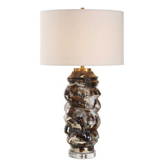 Cuoco Mottled Brown Table Lamp - Ornate Home
