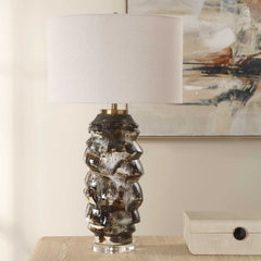 Cuoco Mottled Brown Table Lamp - Ornate Home