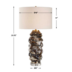 Cuoco Mottled Brown Table Lamp - Ornate Home