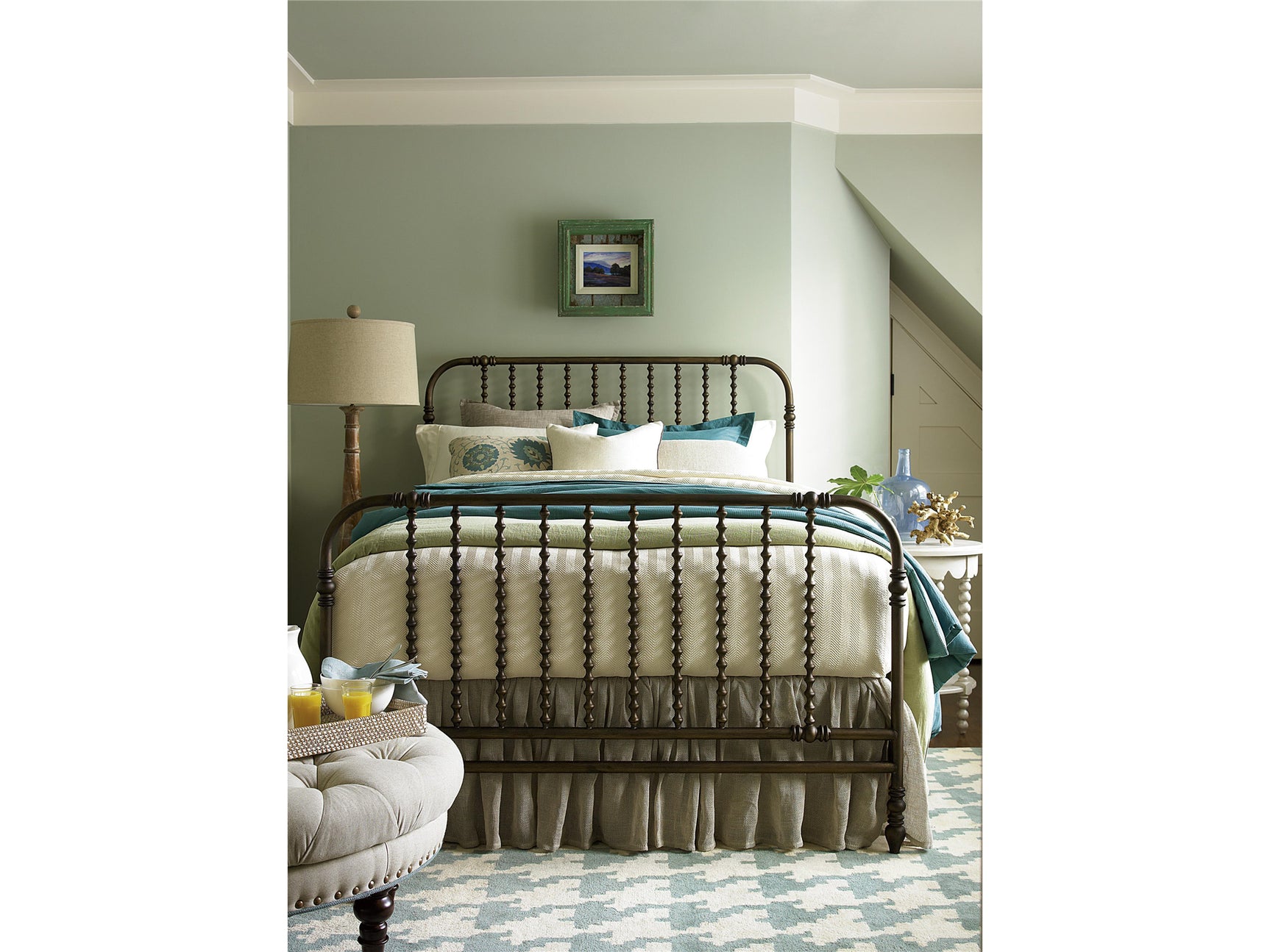 Curated Oiled Bronze Guest Room King Bed - Ornate Home