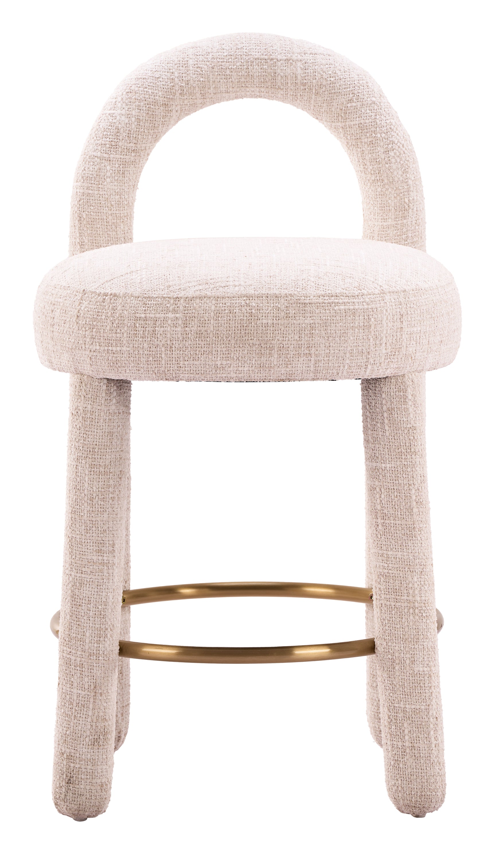 Curco Beige Counter Stool (Set of 2)