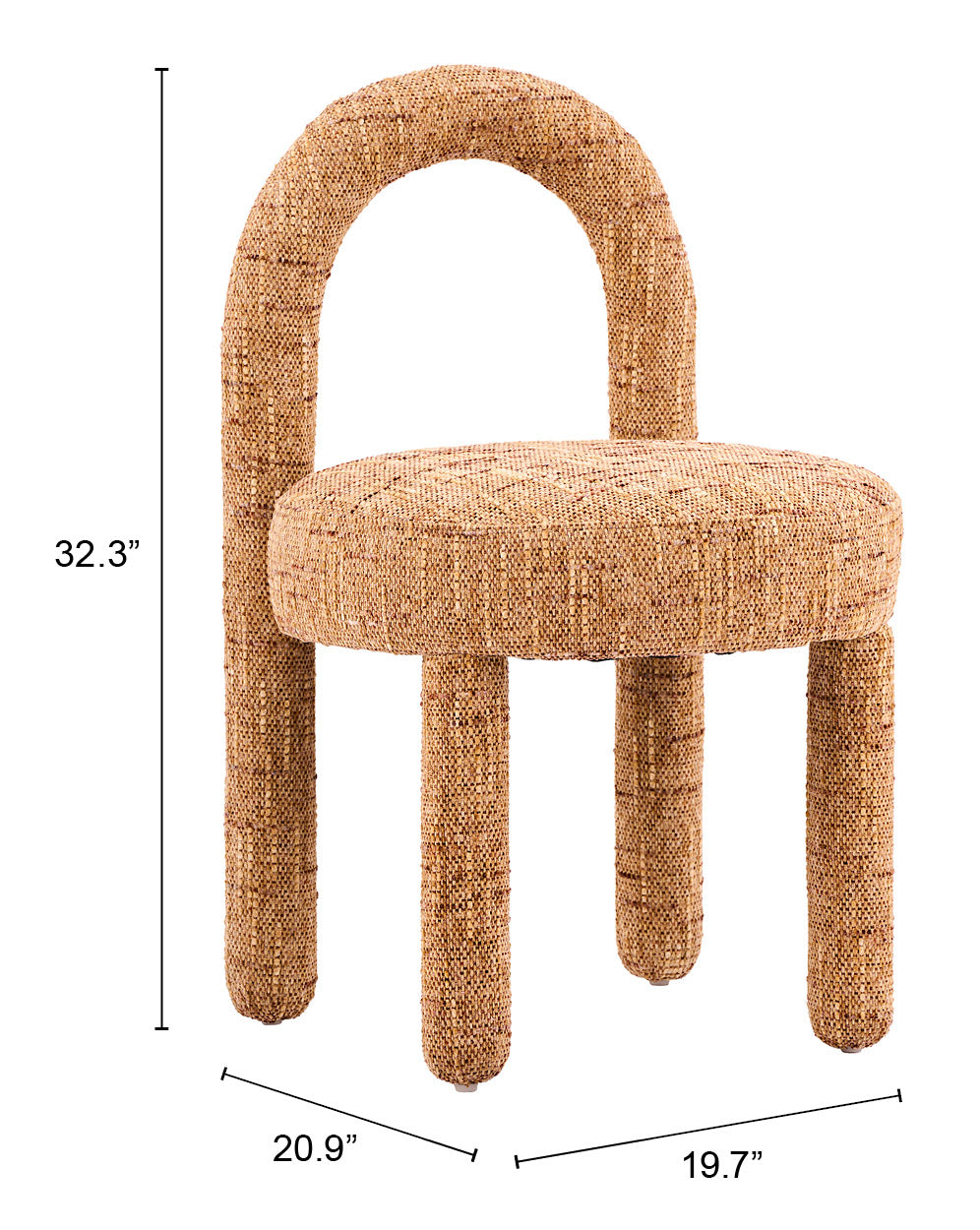 Curco Brown Dining Chair (Set of 2)