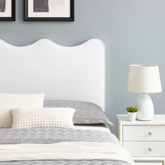 Current White Performance Velvet Twin Platform Bed - Ornate Home
