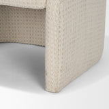 Curtis Cream Barrel Back Dining Arm Chair - Ornate Home