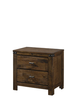 Curtis Weathered Wood Panel Bedroom Set - Ornate Home