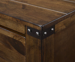 Curtis Weathered Wood Panel Bedroom Set - Ornate Home