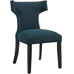 Curve Azure Fabric Dining Chair - Ornate Home