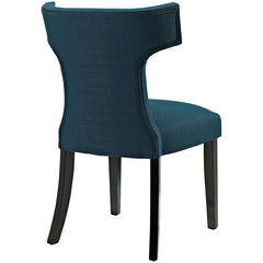 Curve Azure Fabric Dining Chair - Ornate Home