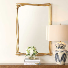 Curved Branches Gold Mirror - Ornate Home
