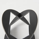 Cusco Black/Gunmetal Iron Small Geometric Decorative Object - Ornate Home