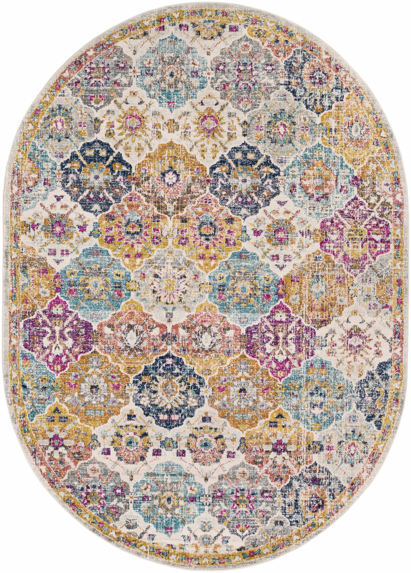 Custar Colorful Area Rug - Ornate Home