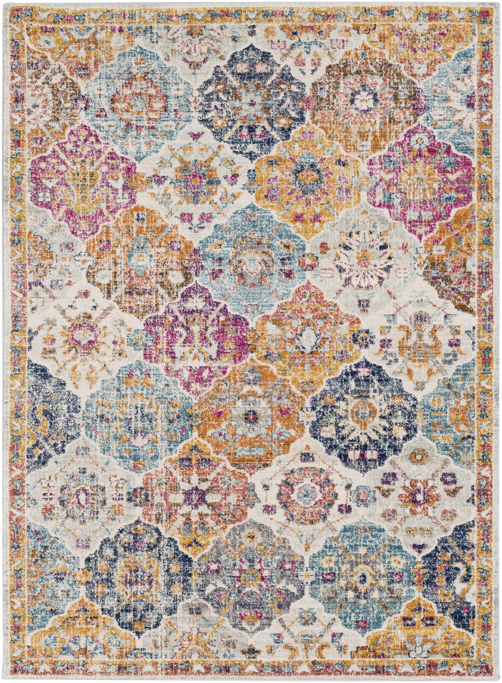 Custar Colorful Area Rug - Ornate Home