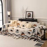 Cute Chenille Couch Cover Throw, Cartoon Soft Washable Sofa Cover for Sectional Sofas - Ornate Home