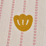 Cute Dotted Stripe Couch Protector, Non-Slip Washable Sofa Cover with Ruffled Skirt - Ornate Home