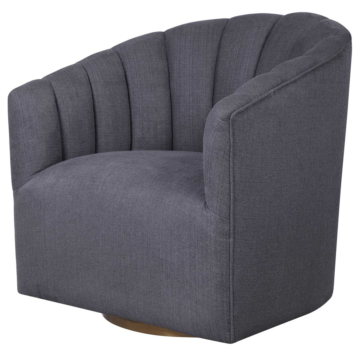 Cuthbert Gray Modern Swivel Chair - Ornate Home
