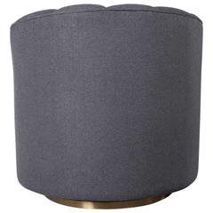 Cuthbert Gray Modern Swivel Chair - Ornate Home