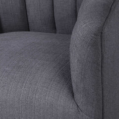 Cuthbert Gray Modern Swivel Chair - Ornate Home