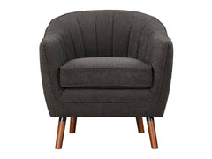 Cutler Charcoal Accent Chair - Ornate Home