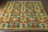 Cutler Cream/Orange Wool Runner Rug - Clearance - Ornate Home