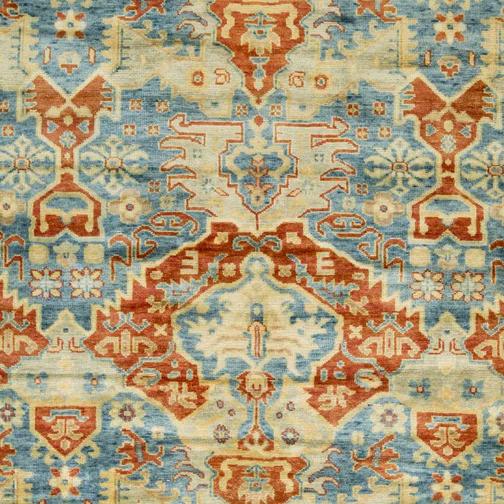 Cutler Cream/Orange Wool Runner Rug - Clearance - Ornate Home