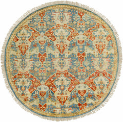Cutler Cream/Orange Wool Runner Rug - Clearance - Ornate Home