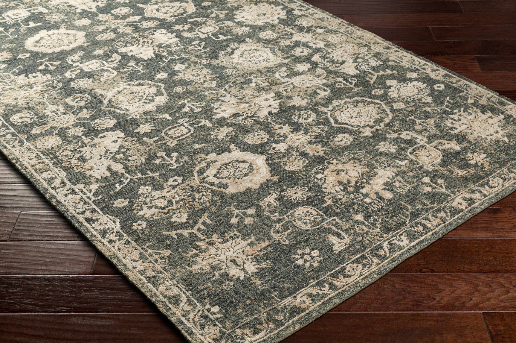 Cutlerville Handmade Wool Area Rug - Clearance - Ornate Home