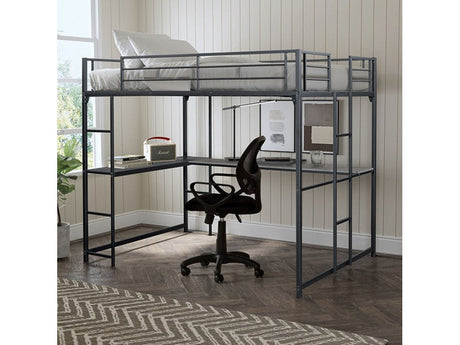 Cybill Black Bunk Bed - Ornate Home