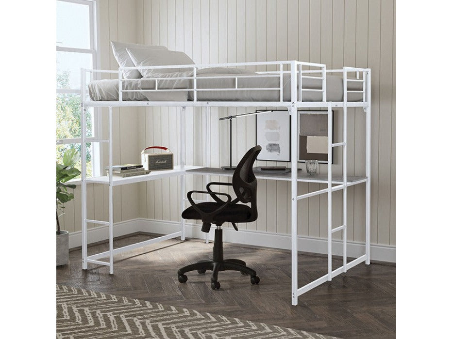 Cybill White Bunk Bed - Ornate Home